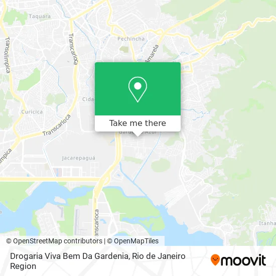 Drogaria Viva Bem Da Gardenia map