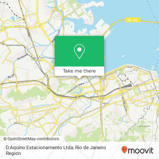 Mapa D.Aquino Estacionamento Ltda