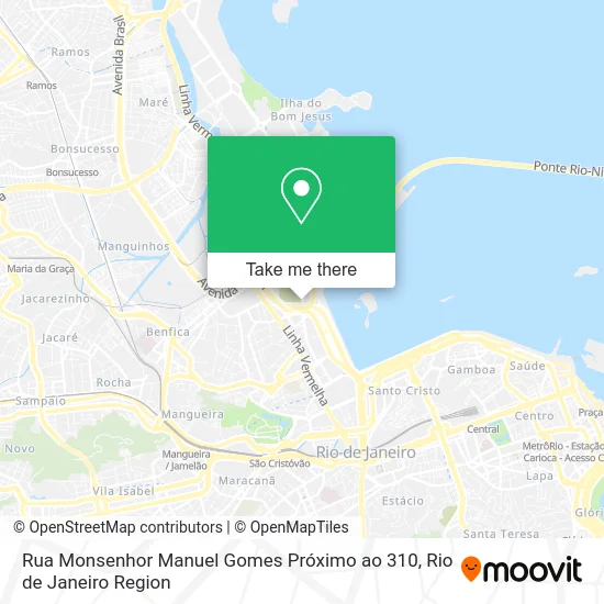 Rua Monsenhor Manuel Gomes Próximo ao 310 map