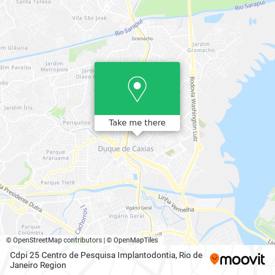 Cdpi 25 Centro de Pesquisa Implantodontia map