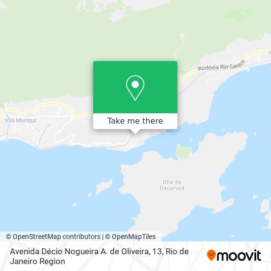 Avenida Décio Nogueira A. de Oliveira, 13 map