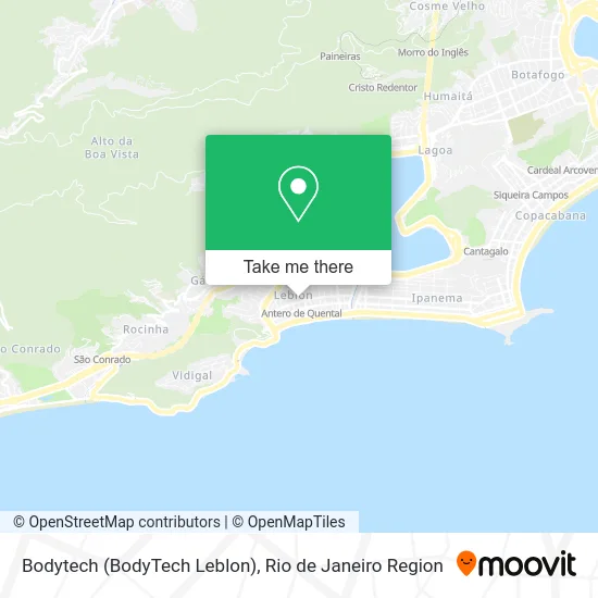 Bodytech (BodyTech Leblon) map