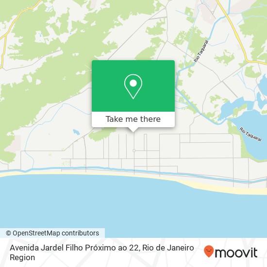 Mapa Avenida Jardel Filho Próximo ao 22