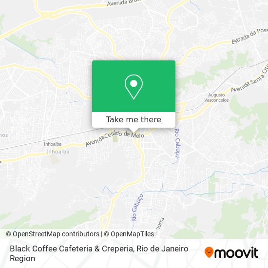 How to get to Black Coffee Cafeteria & Creperia in Campo Grande by Bus or  Train?