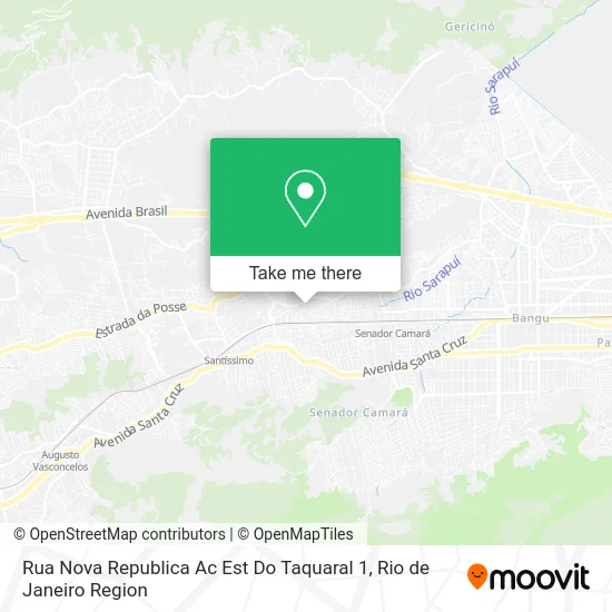 Rua Nova Republica Ac Est Do Taquaral 1 map