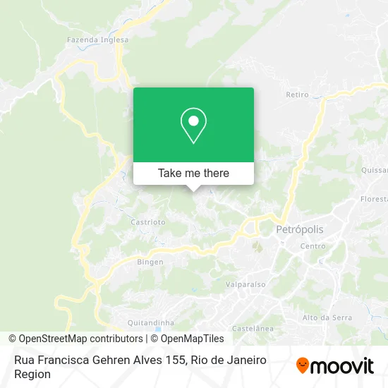 Rua Francisca Gehren Alves 155 map