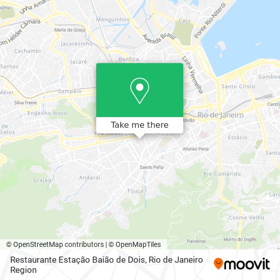 Mapa Restaurante Estação Baião de Dois