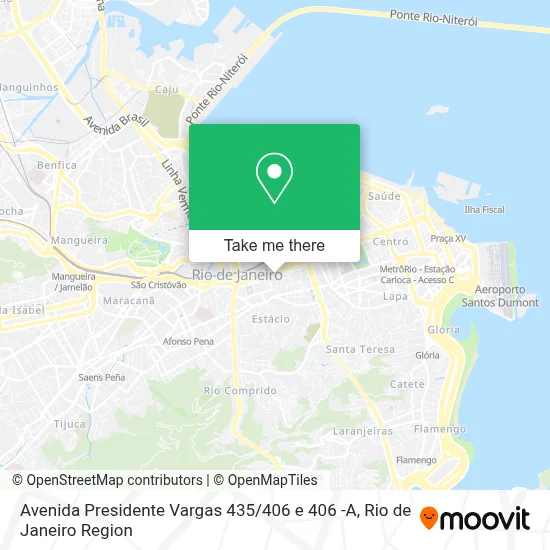 Avenida Presidente Vargas 435 / 406 e 406 -A map