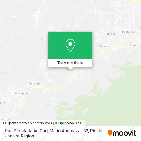 Rua Projetada Ac Conj Mario Andreazza 52 map