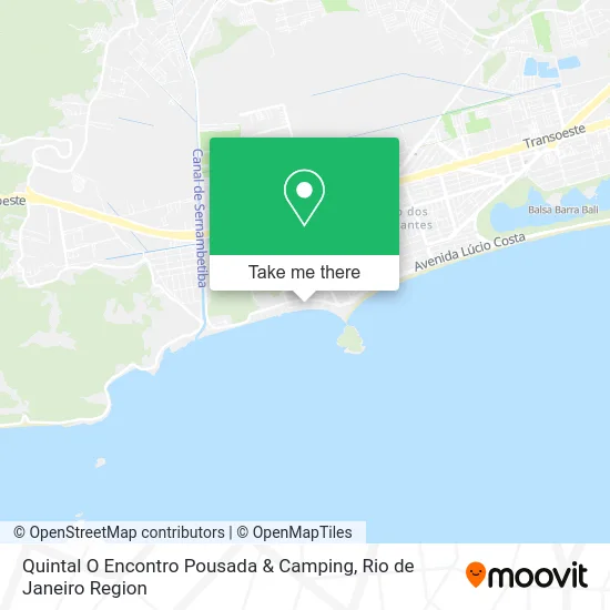 Quintal O Encontro Pousada & Camping map