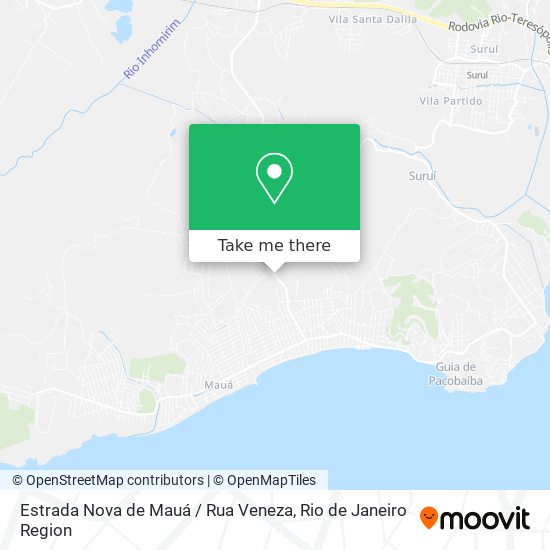 Estrada Nova de Mauá / Rua Veneza map