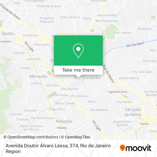 Avenida Doutor Álvaro Lessa, 374 map