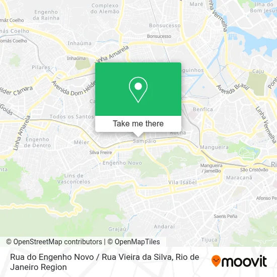 Rua do Engenho Novo / Rua Vieira da Silva map