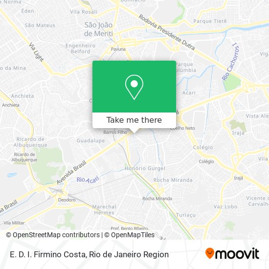E. D. I. Firmino Costa map