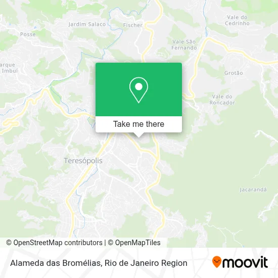 Alameda das Bromélias map