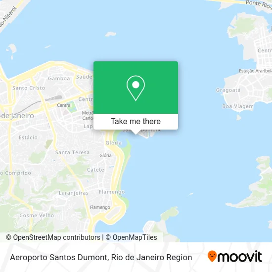 Aeroporto Santos Dumont map