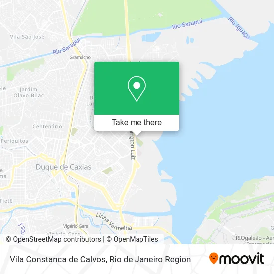 Vila Constanca de Calvos map