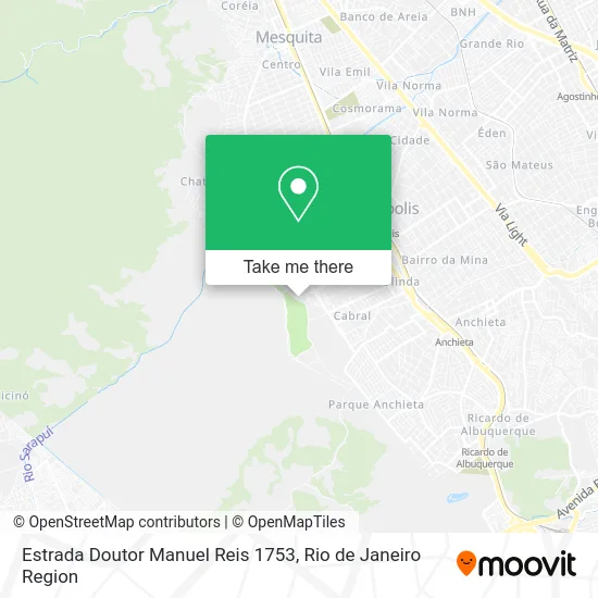 Estrada Doutor Manuel Reis 1753 map