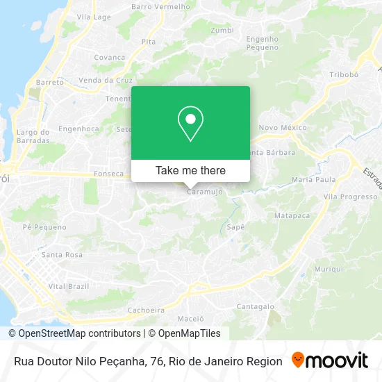 Rua Doutor Nilo Peçanha, 76 map