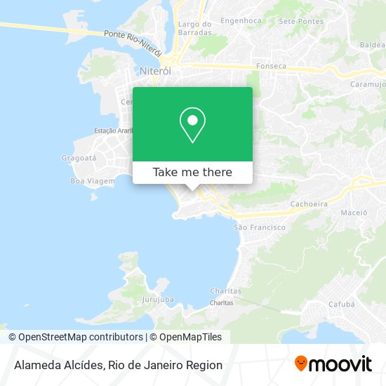 Alameda Alcídes map