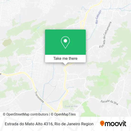 Estrada do Mato Alto 4316 map