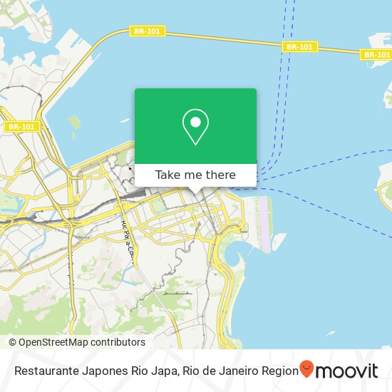 Mapa Restaurante Japones Rio Japa