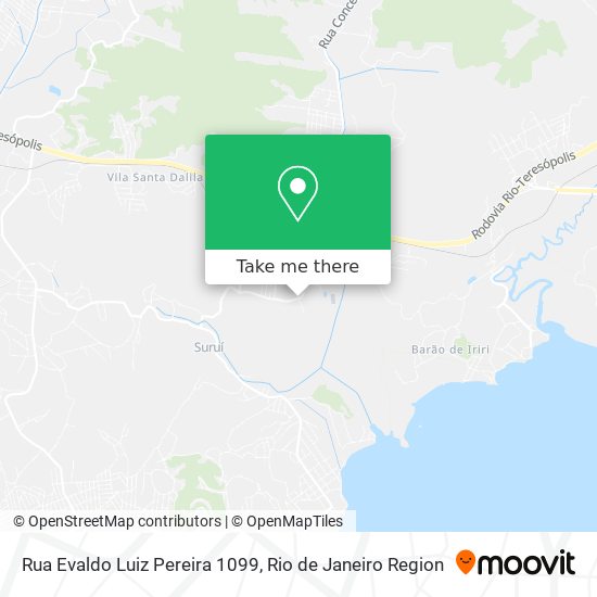 Rua Evaldo Luiz Pereira 1099 map