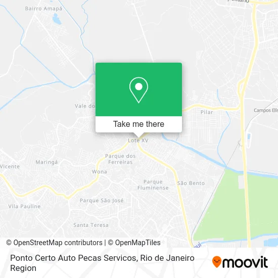 Ponto Certo Auto Pecas Servicos map