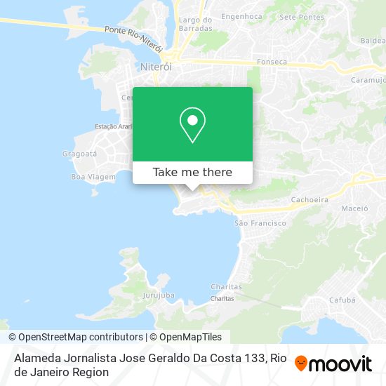 Mapa Alameda Jornalista Jose Geraldo Da Costa 133