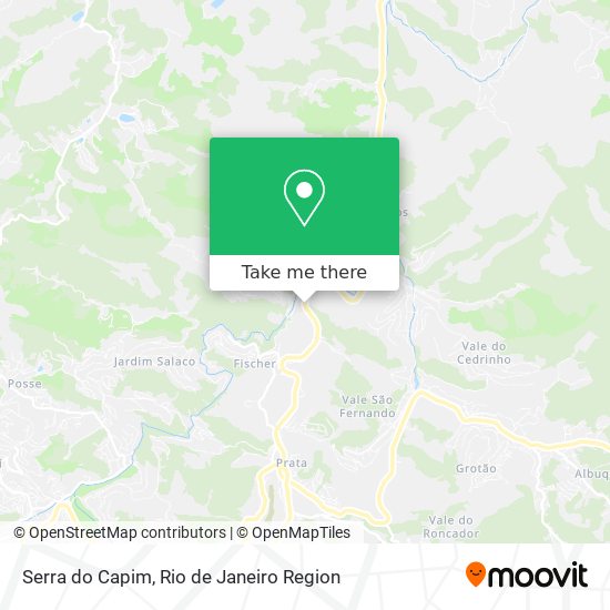 Mapa Serra do Capim