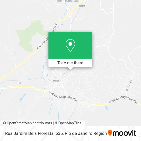 Rua Jardim Bela Floresta, 635 map