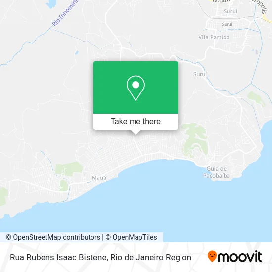 Rua Rubens Isaac Bistene map