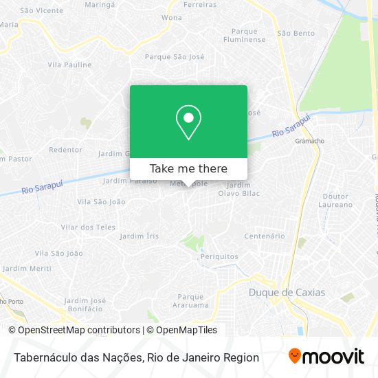 Tabernáculo das Nações map