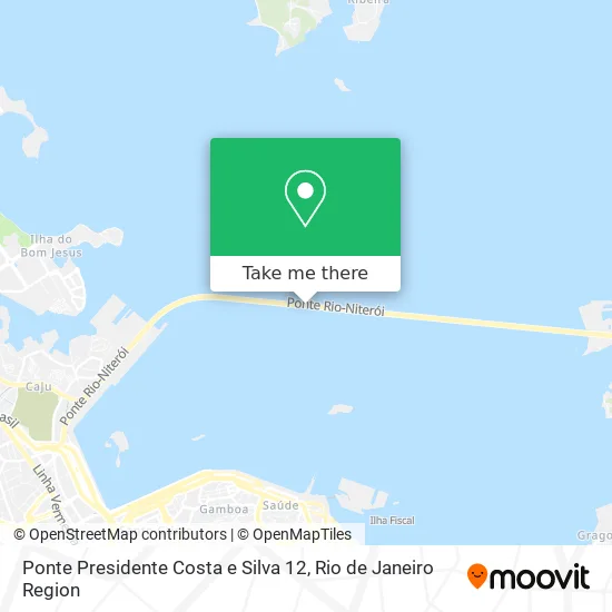 Ponte Presidente Costa e Silva 12 map
