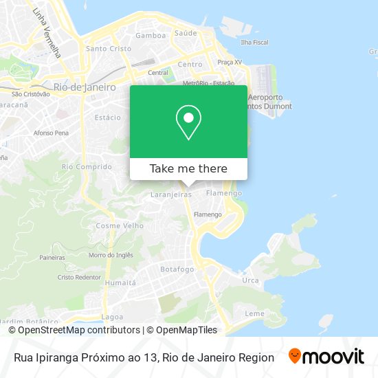 Mapa Rua Ipiranga Próximo ao 13