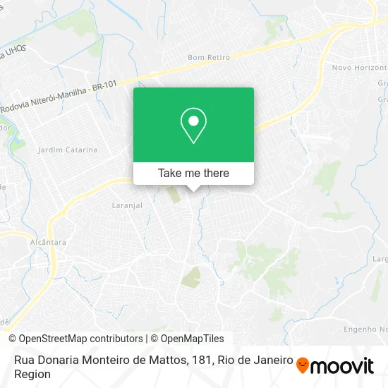 Rua Donaria Monteiro de Mattos, 181 map