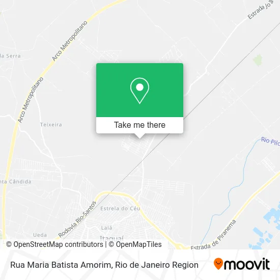 Rua Maria Batista Amorim map