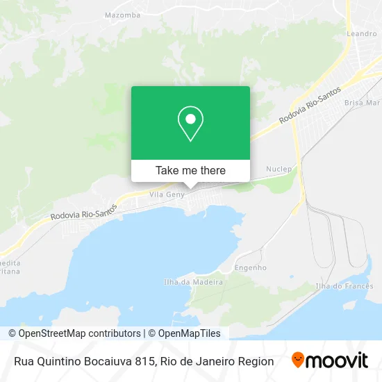 Rua Quintino Bocaiuva 815 map