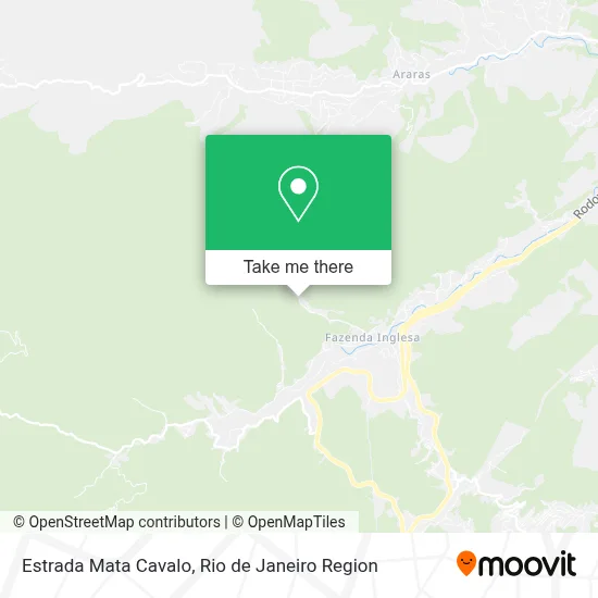Estrada Mata Cavalo map