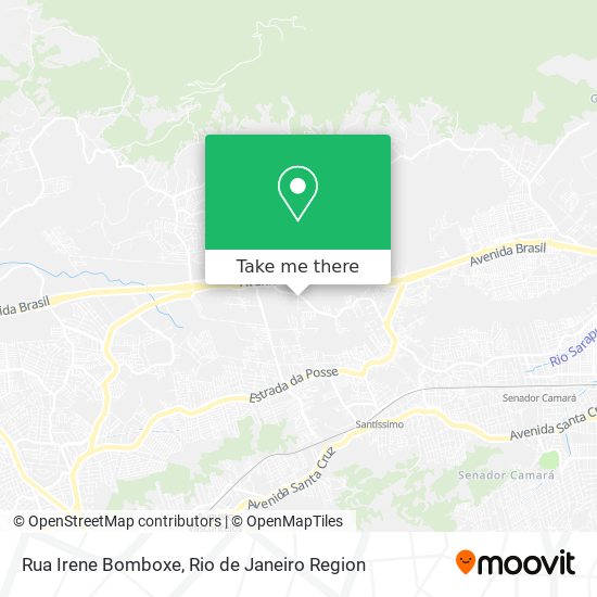 Rua Irene Bomboxe map