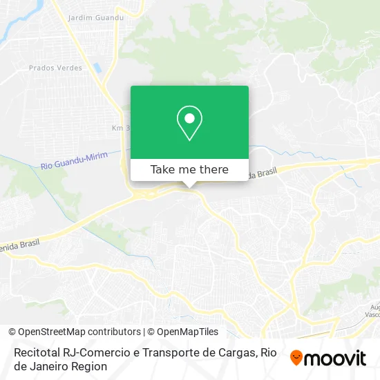 Recitotal RJ-Comercio e Transporte de Cargas map