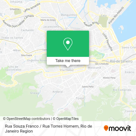Rua Souza Franco / Rua Torres Homem map