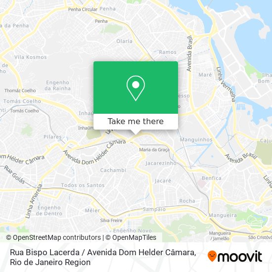 Mapa Rua Bispo Lacerda / Avenida Dom Helder Câmara