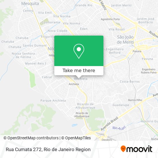 Mapa Rua Cumata 272