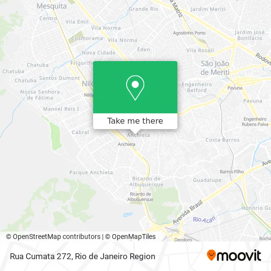 Rua Cumata 272 map
