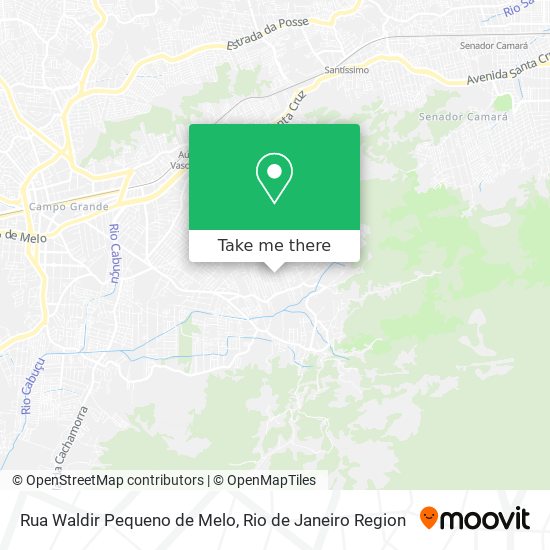 Rua Waldir Pequeno de Melo map