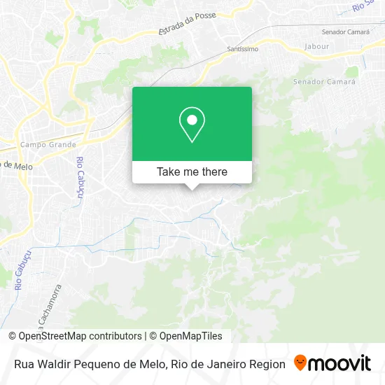 Rua Waldir Pequeno de Melo map