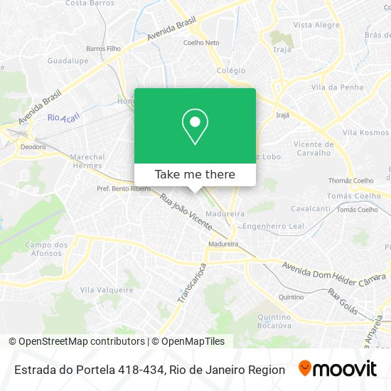 Estrada do Portela 418-434 map