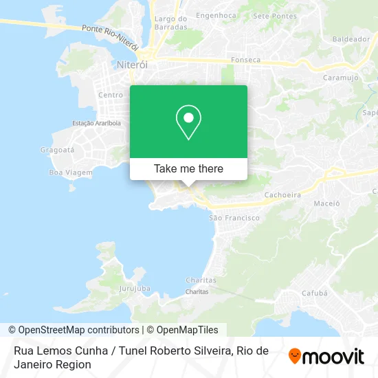 Rua Lemos Cunha / Tunel Roberto Silveira map