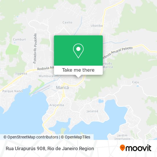 Rua Uirapurús 908 map